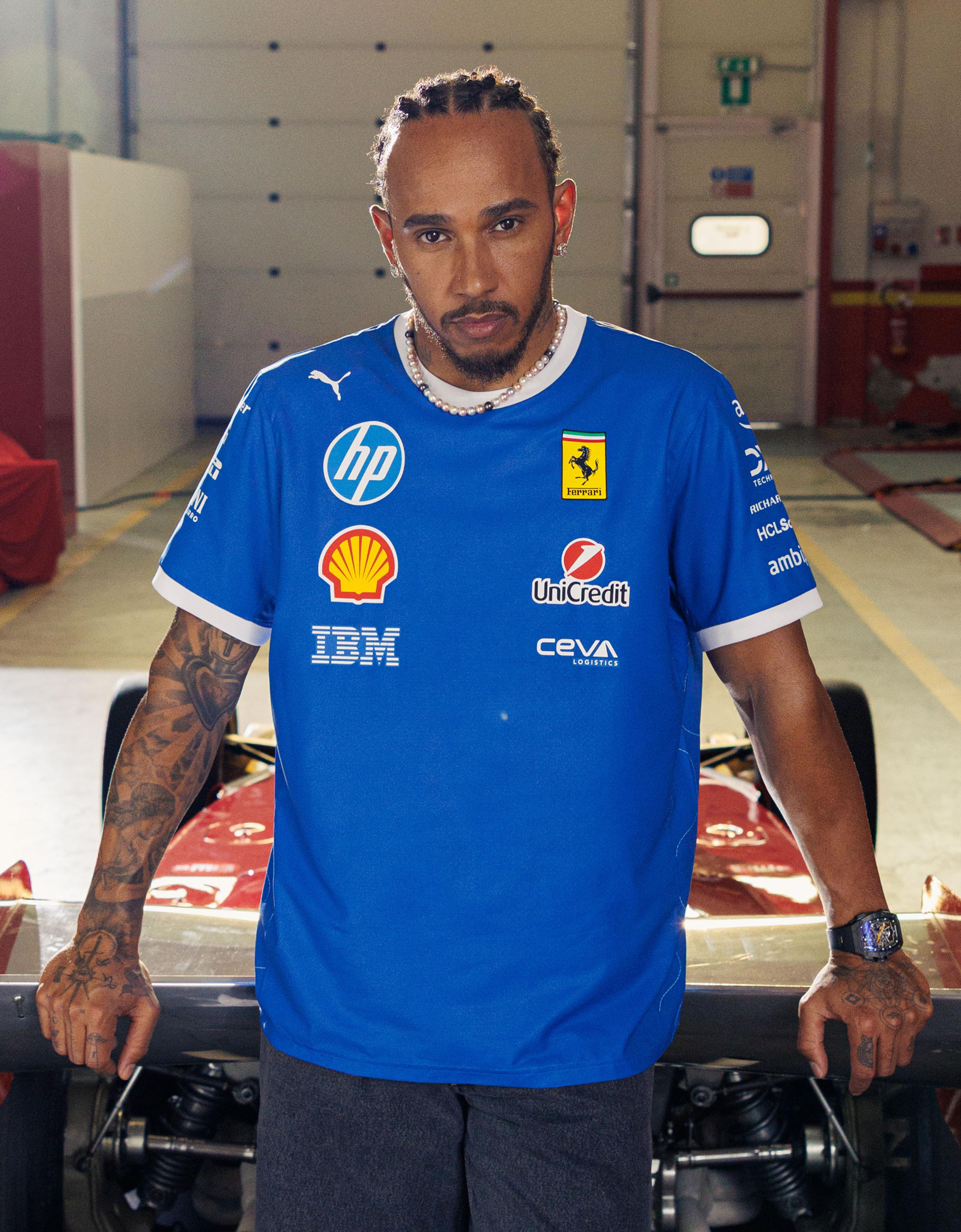 Shirt Maillot F1 Ferrari Puma For Scuderia Hp 2025 Monza Replica T 