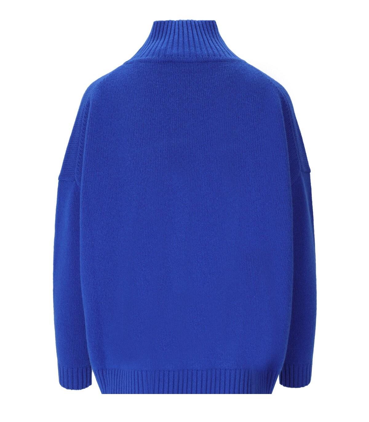 Electric blue turtleneck cheap