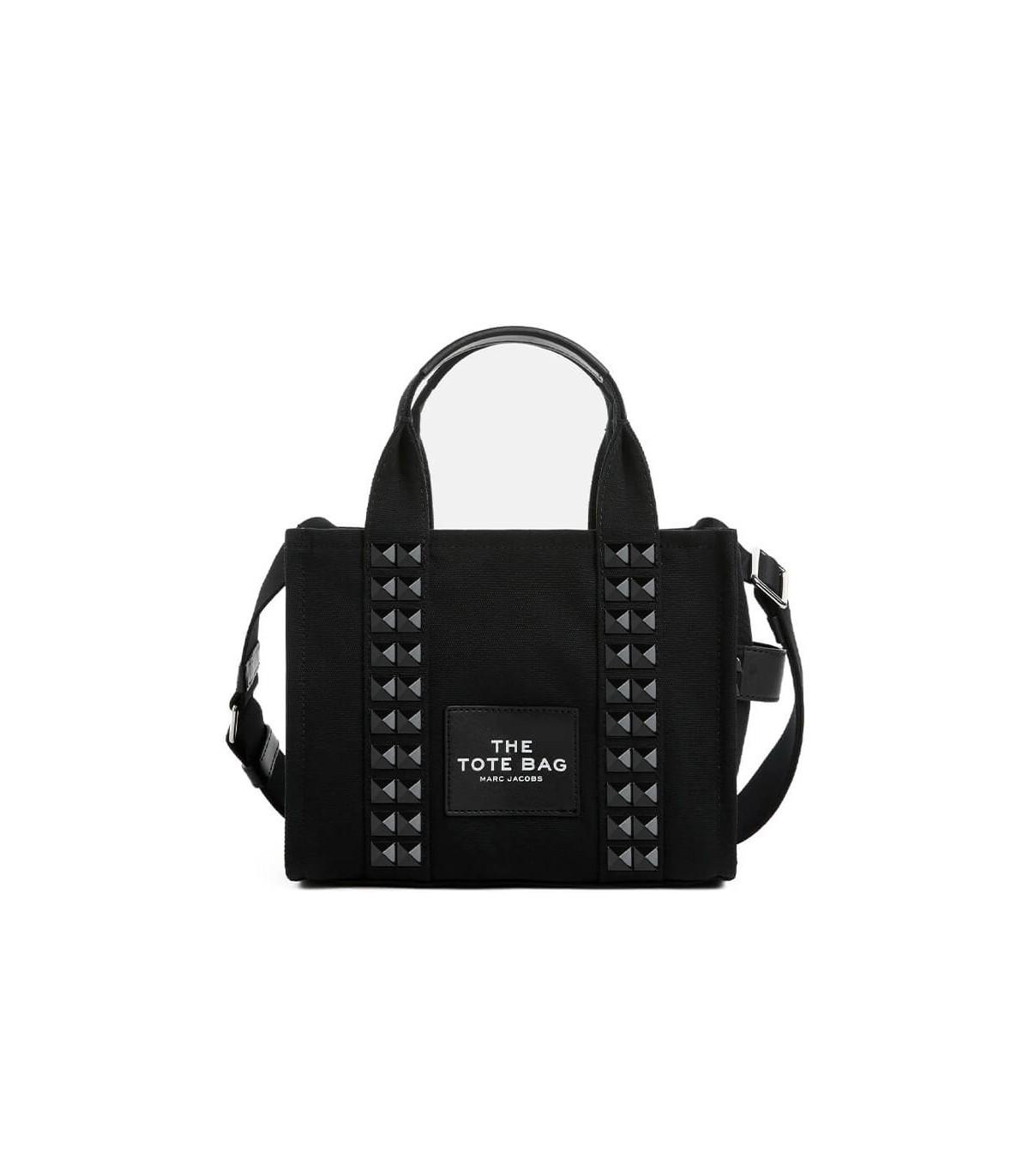 Marc Jacobs The Mini Tote Handbag With Studs in Black