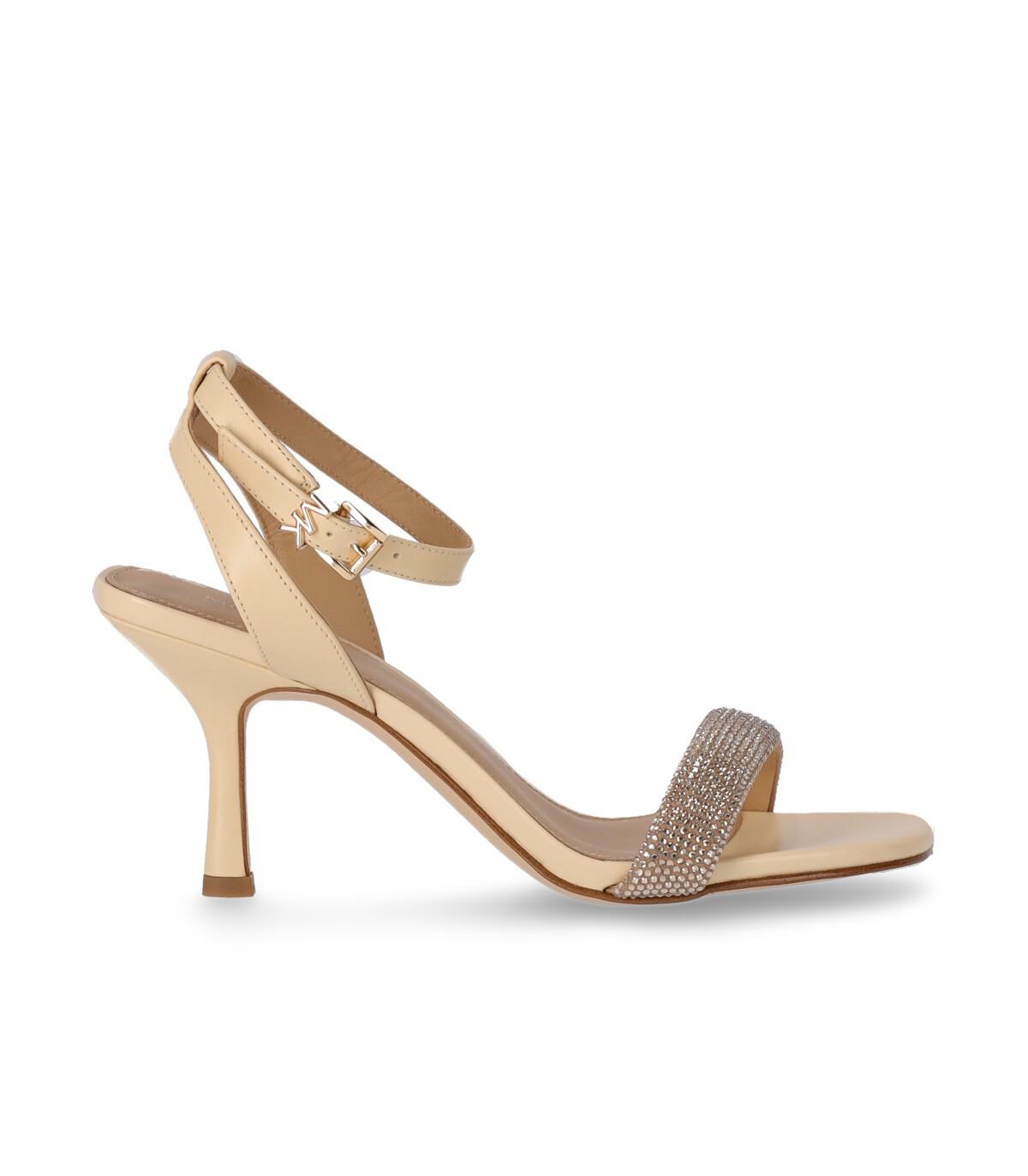 Michael Kors Carrie Boter Sandaal Met Hak | Lyst BE