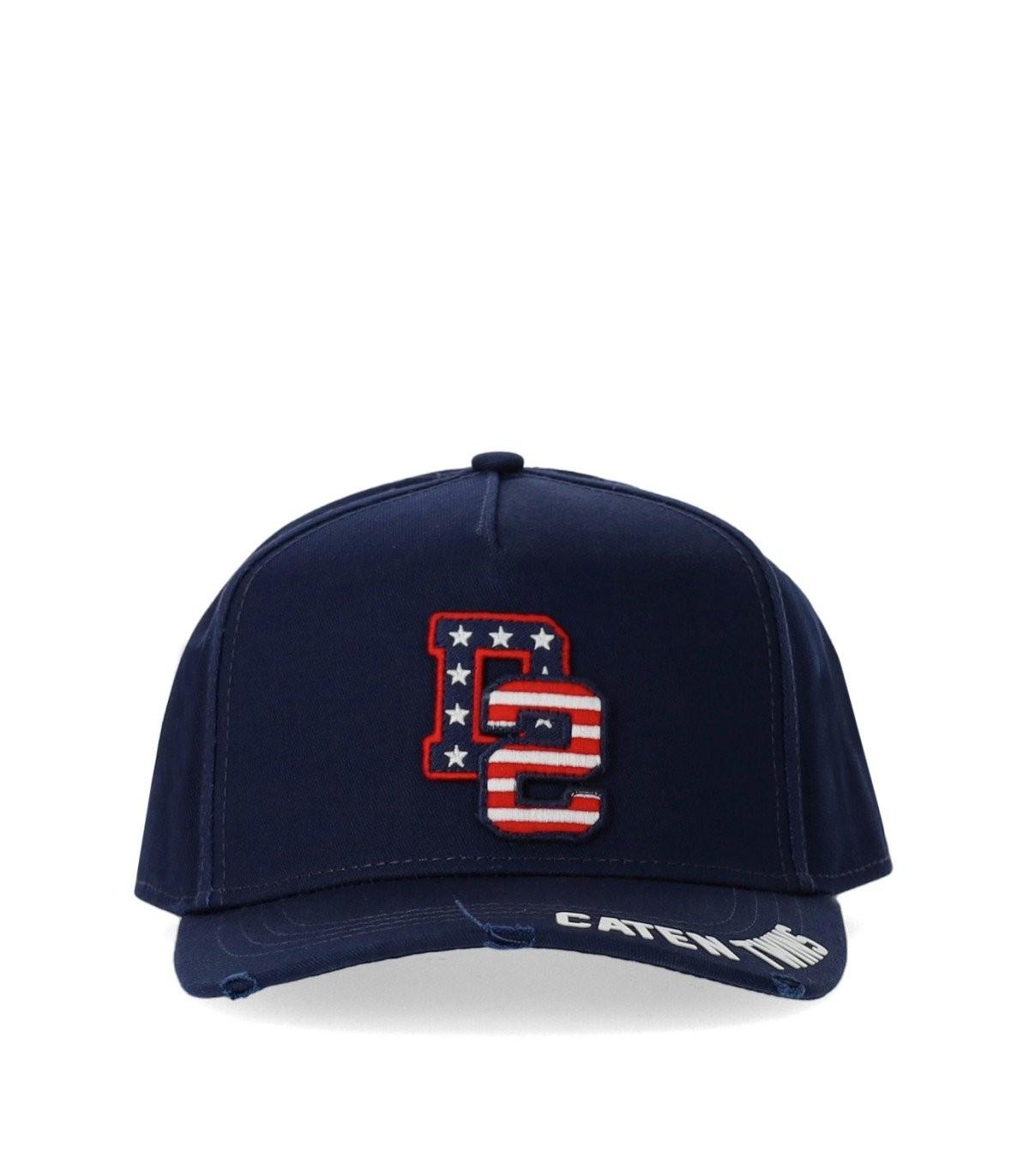 DSquared² D2 College Blue Baseball Cap for Men | Lyst