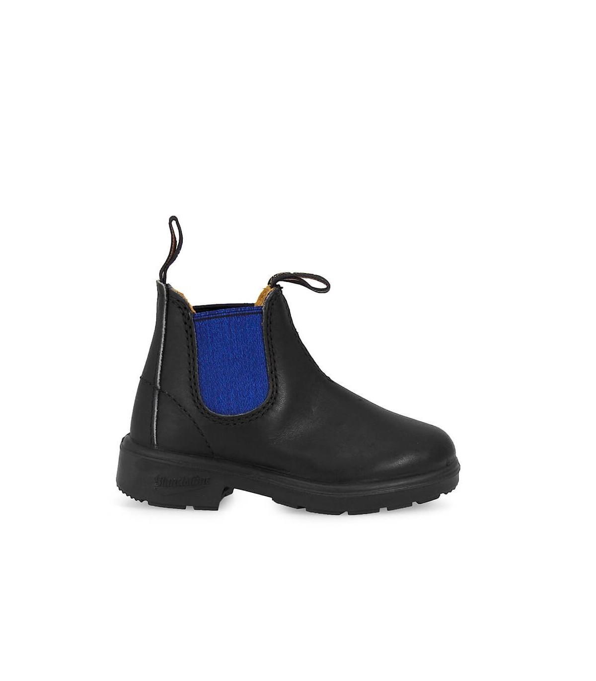 blundstone black blue