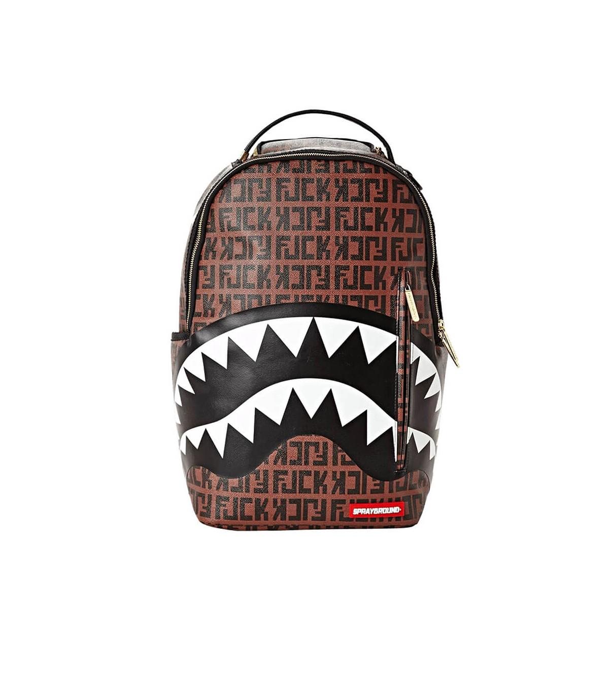 Zaino Offended Shark Marrone di Sprayground in Marrone | Lyst