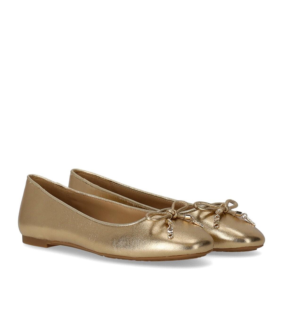 Michael kors gold flats sale