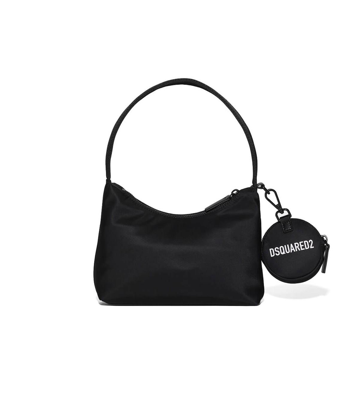 DSquared² Be Icon Shoulder Bag in Black | Lyst