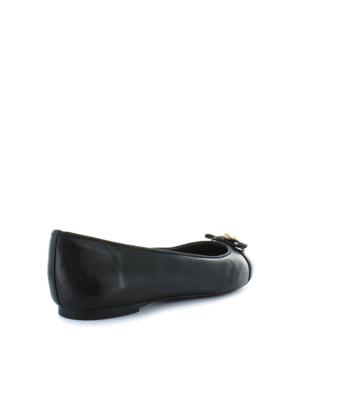 Michael Kors Fashion 40t7alfp2l001 Black Leather Flats | Season Permanent |  Lyst