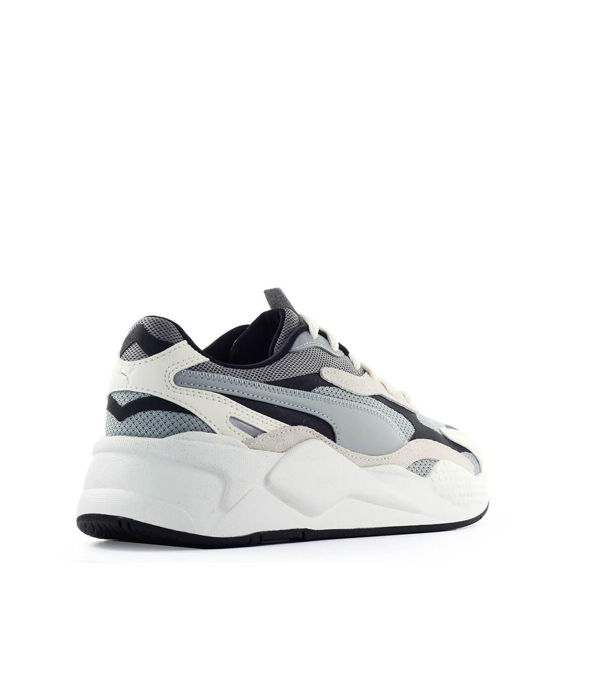 PUMA Leather Rs-x3 Puzzle Limestone Whisper White Sneaker for Men | Lyst