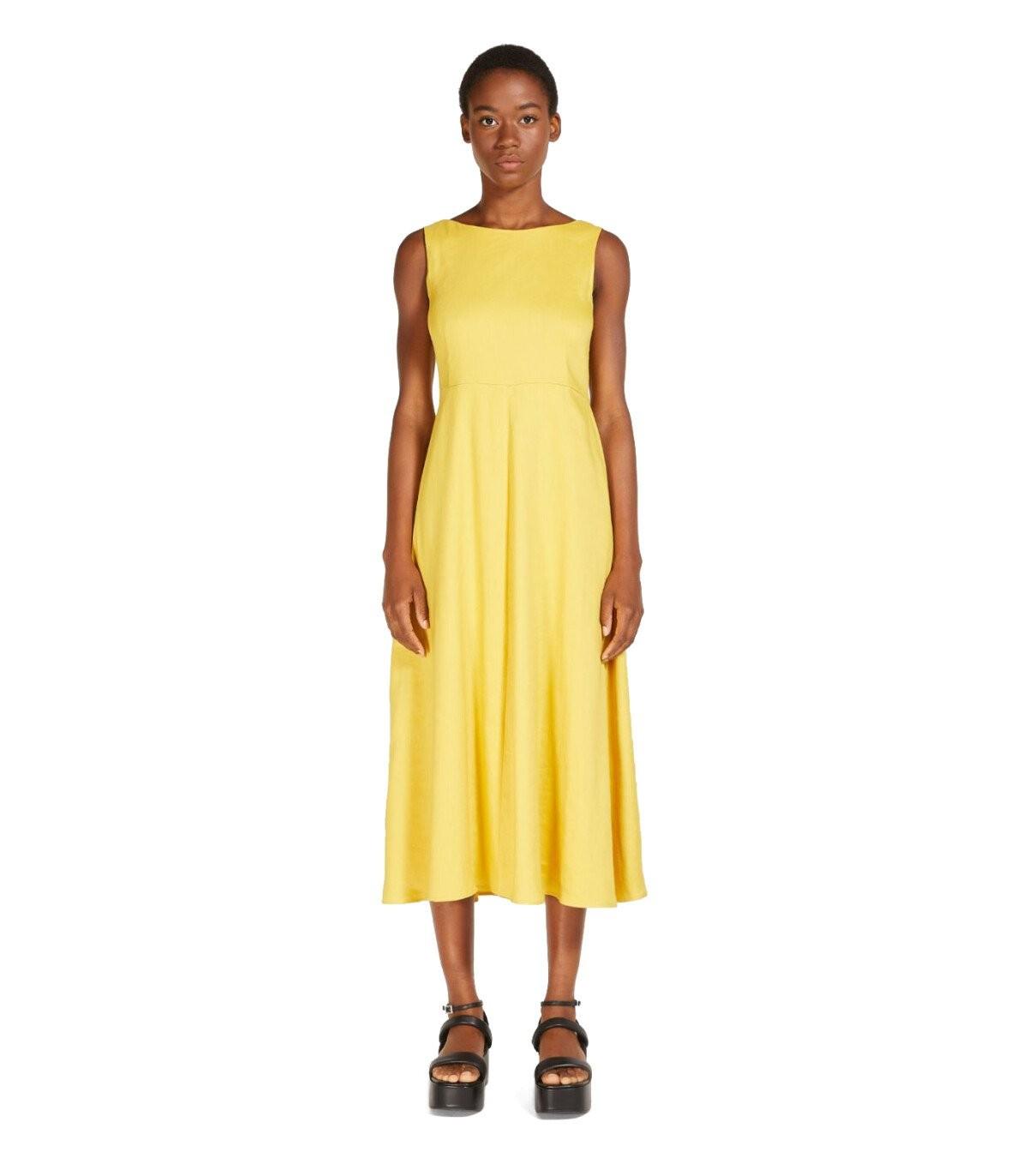 Max mara yellow hot sale dress