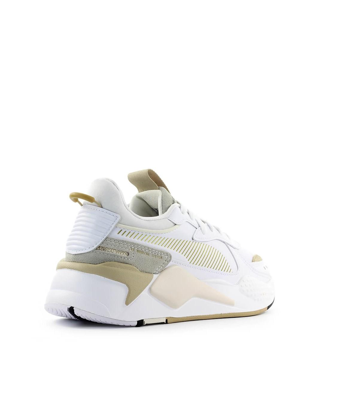 PUMA Neoprene Rs-x Mono Metal White Gold Sneaker | Lyst