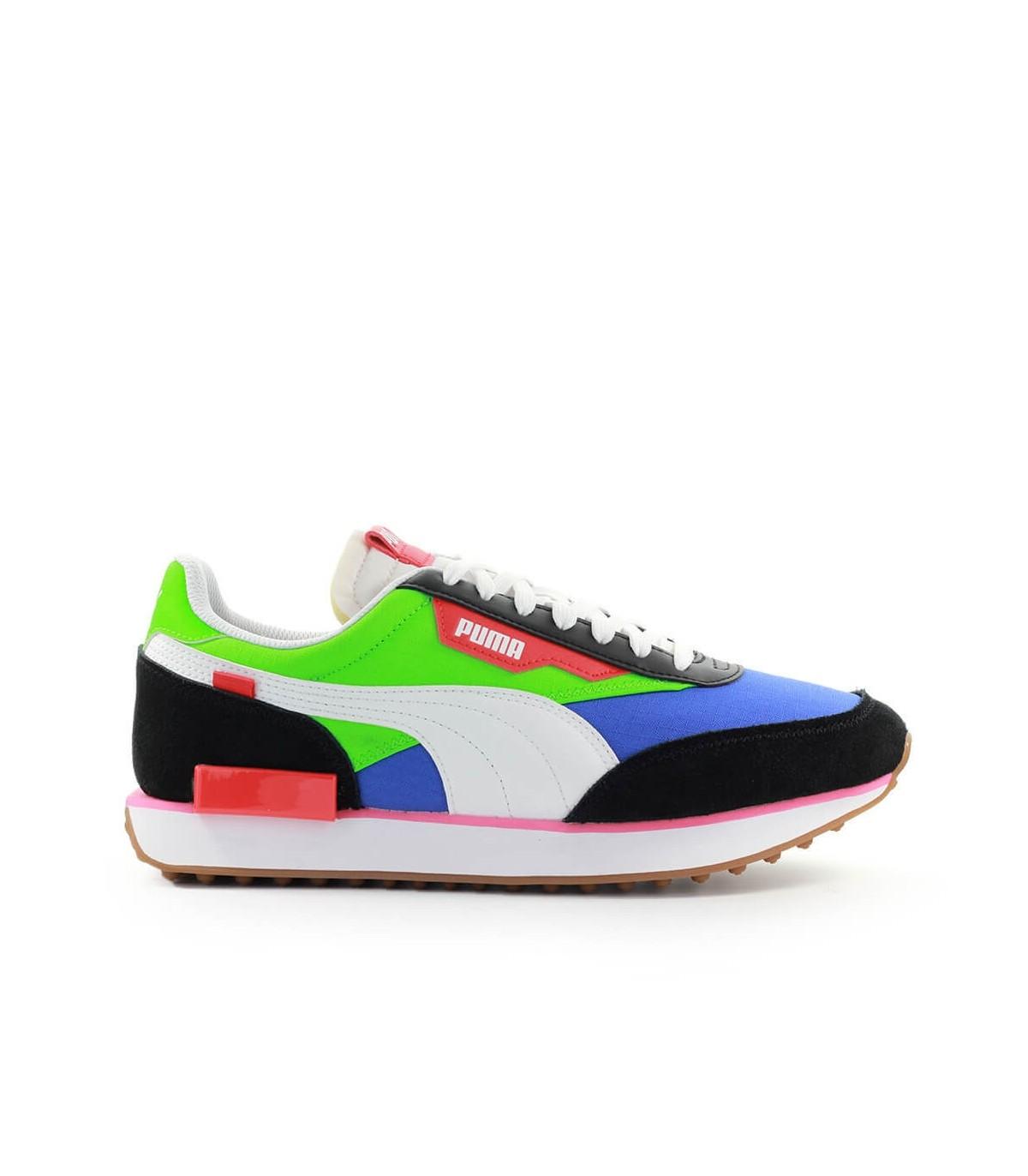 PUMA Future Rider Play On Sneakers in Green | Lyst