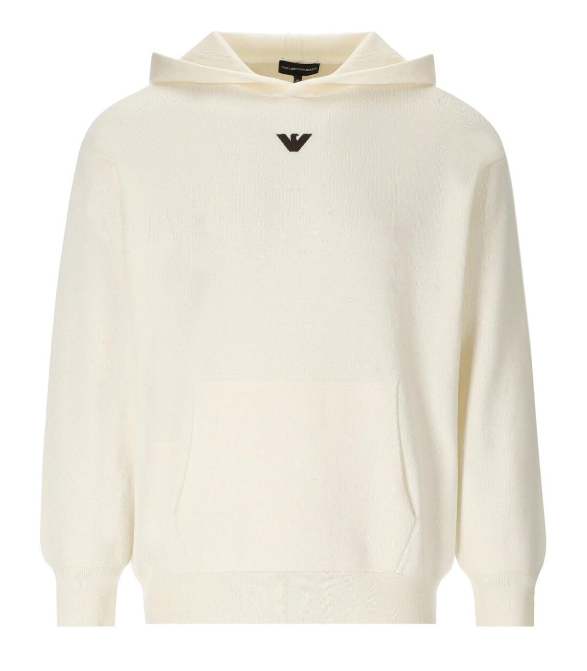 White top ea7 jumper