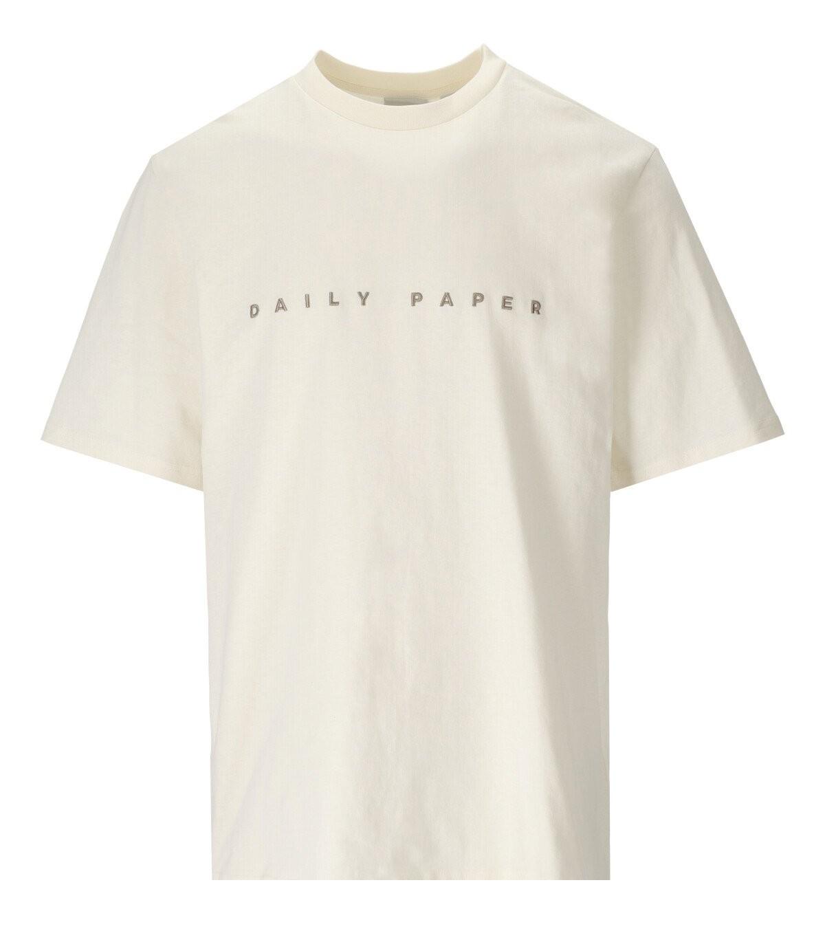 Daily Paper Alias Creme T-shirt in het Wit voor heren | Lyst NL