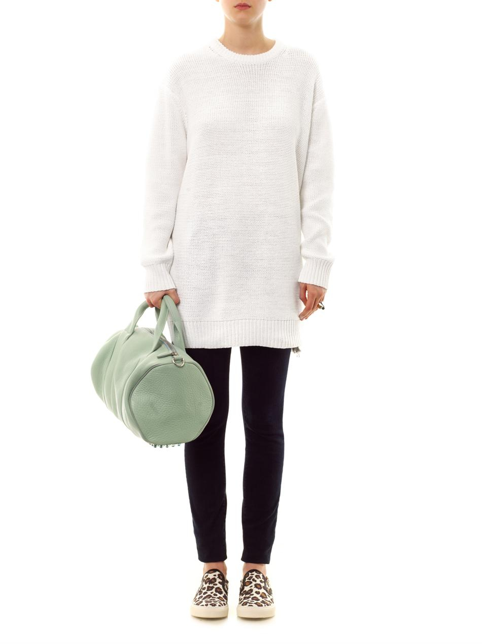 Acne Studios Sade Sweater in White - Lyst