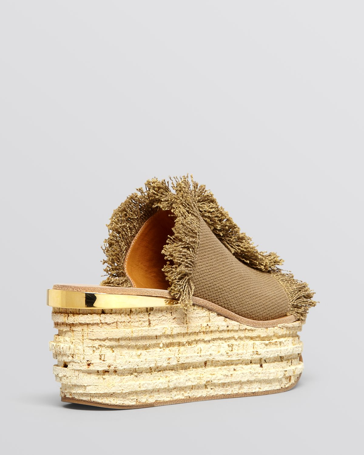 chloe canvas sandals