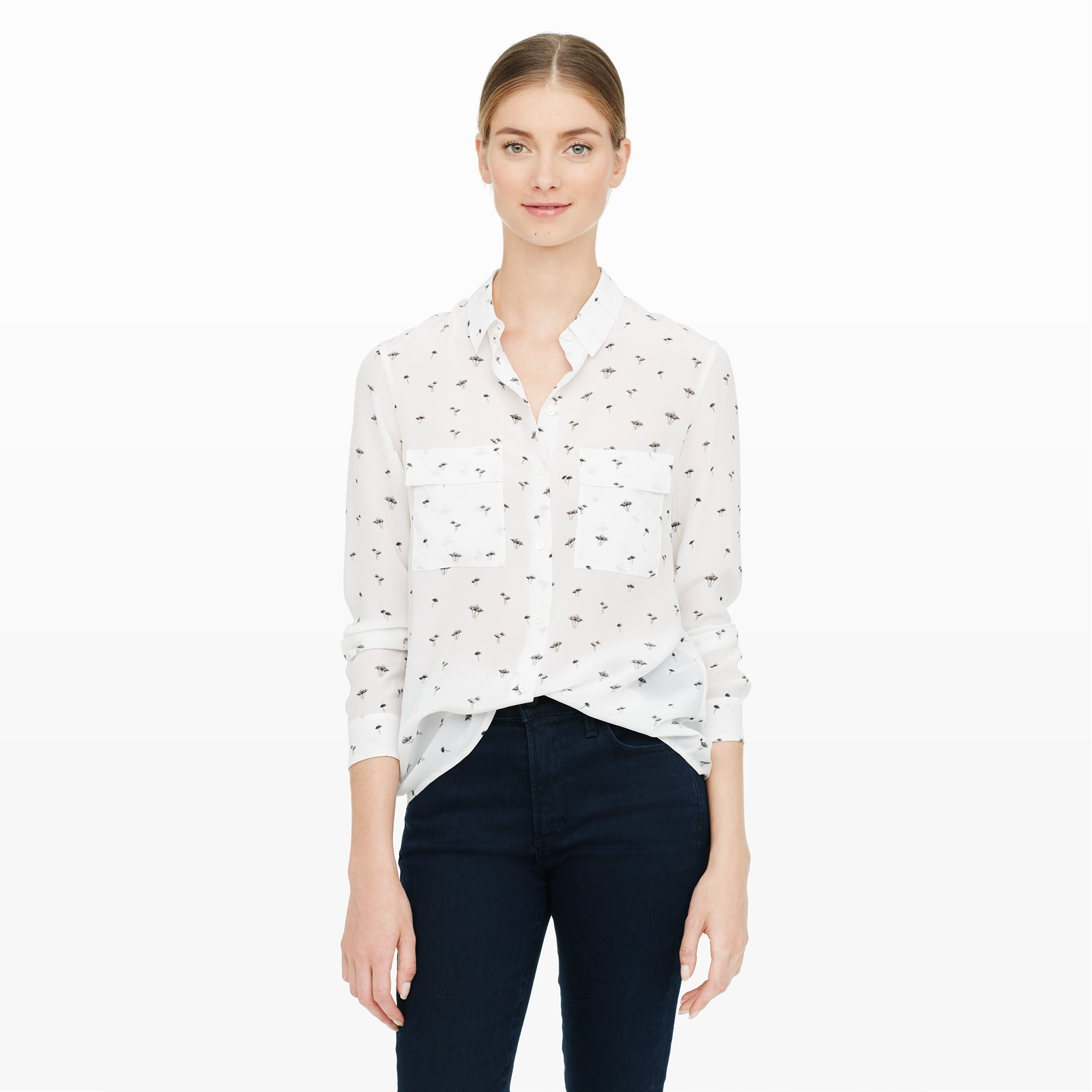 club monaco silk shirt