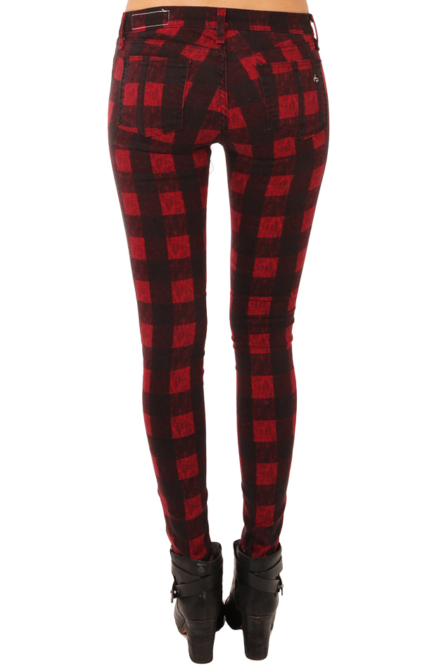 rag and bone plaid pants