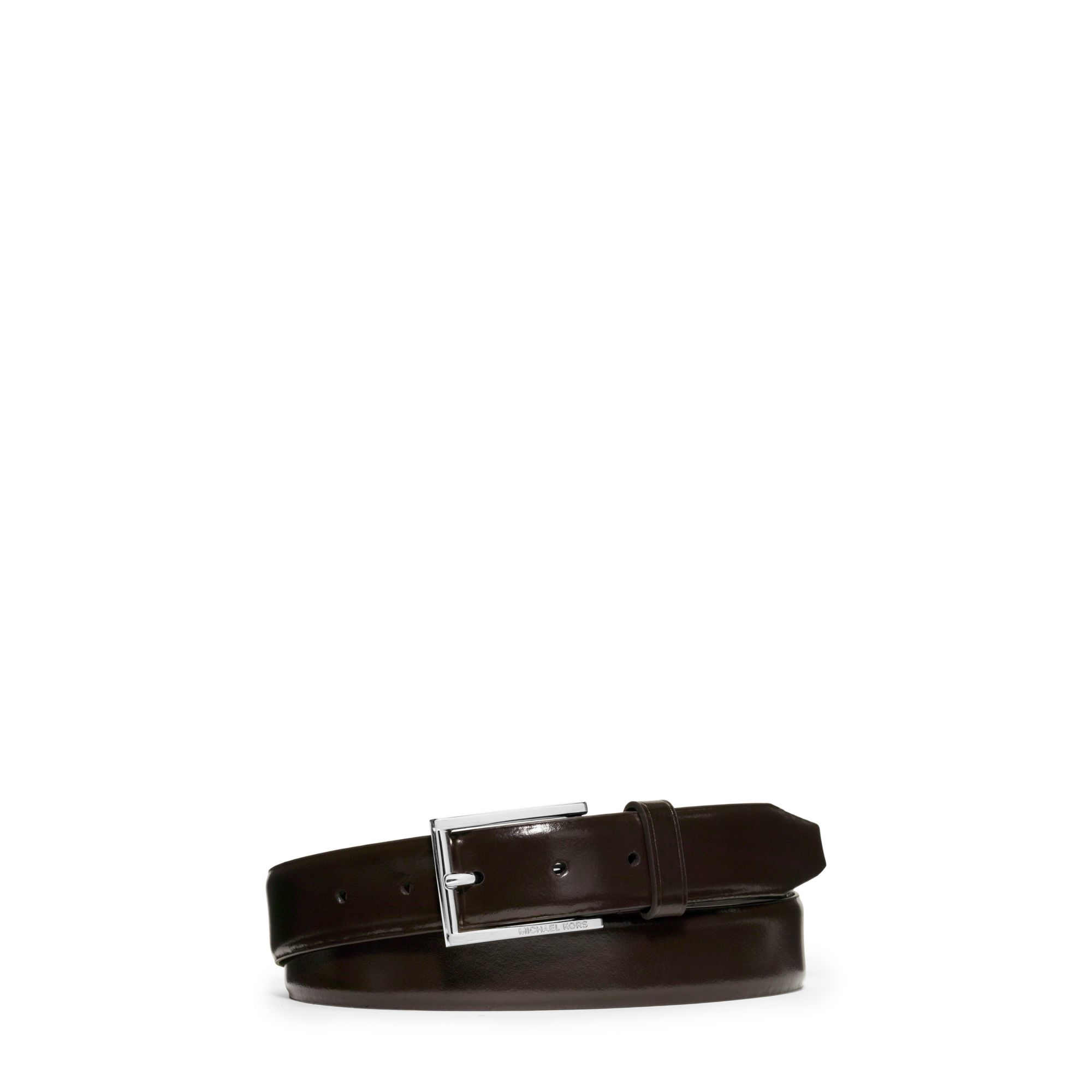 Michael kors Leather Belt in Brown for Men Lyst