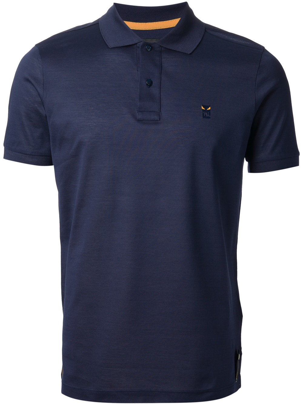 Lyst - Fendi Classic Polo Shirt in Blue for Men