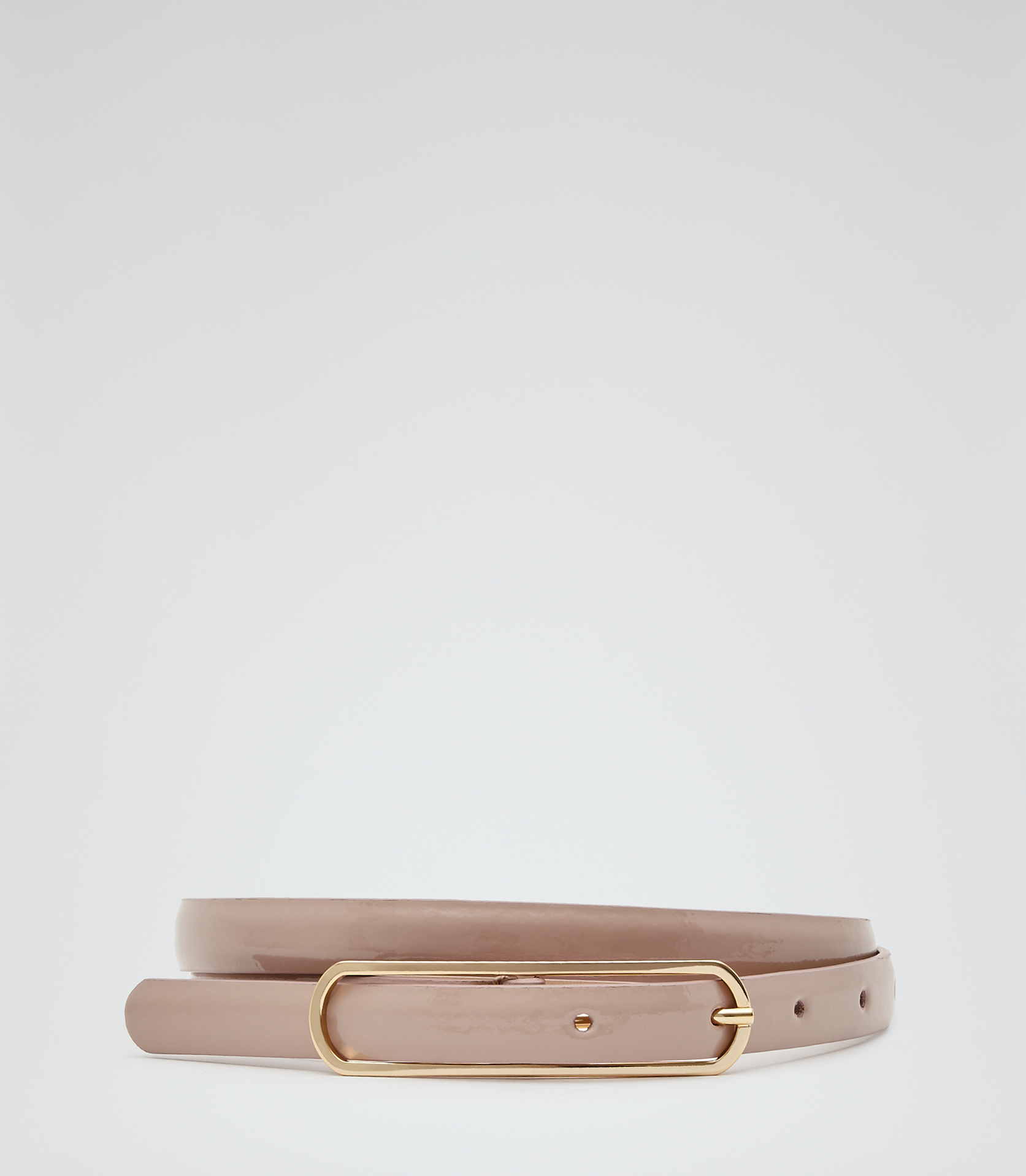nude patent belt