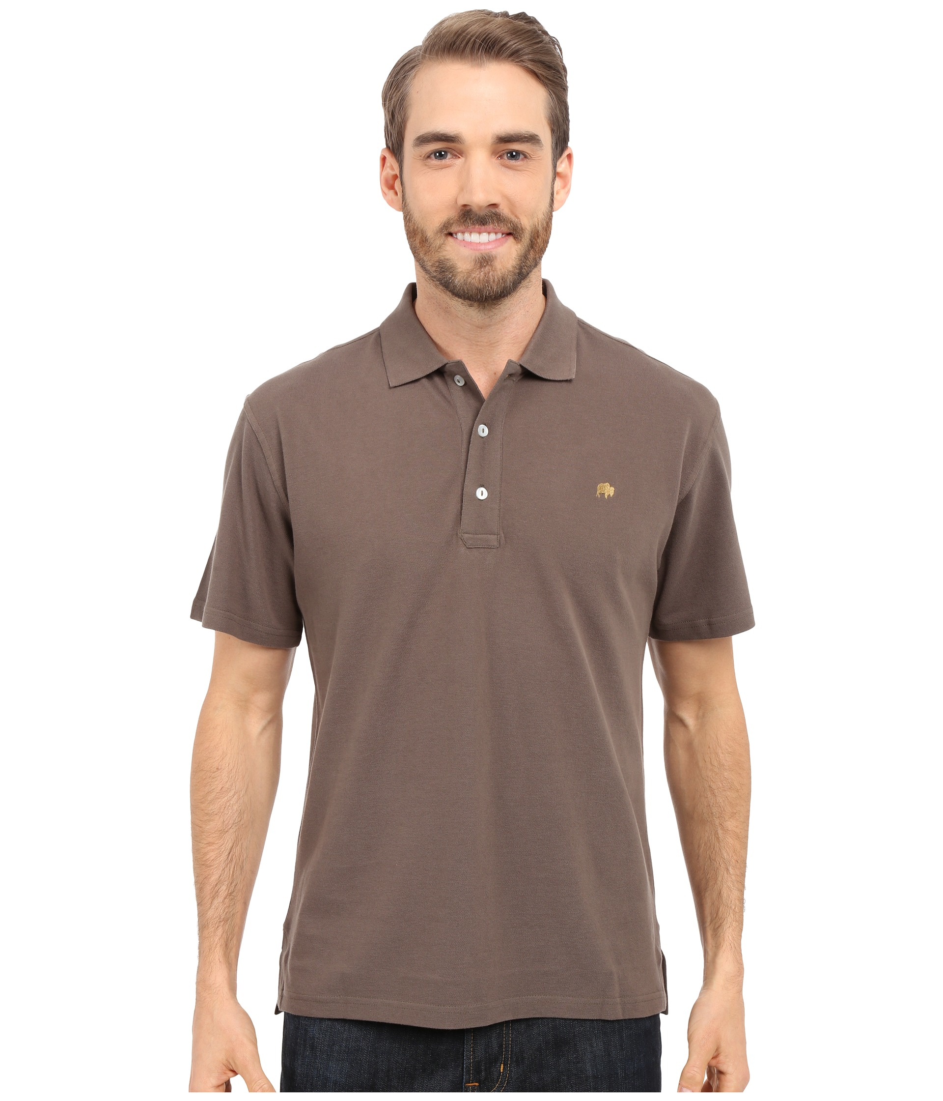 Download Mountain Khakis Cotton Bison Polo Shirt in Brown for Men ...