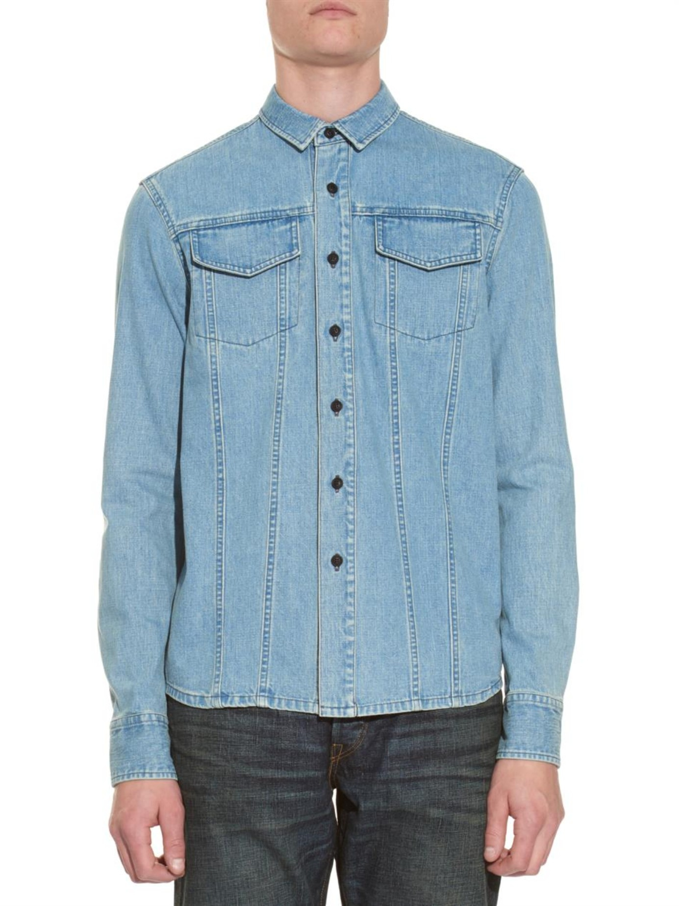 Simon Miller M055 Loveland Denim Shirt 