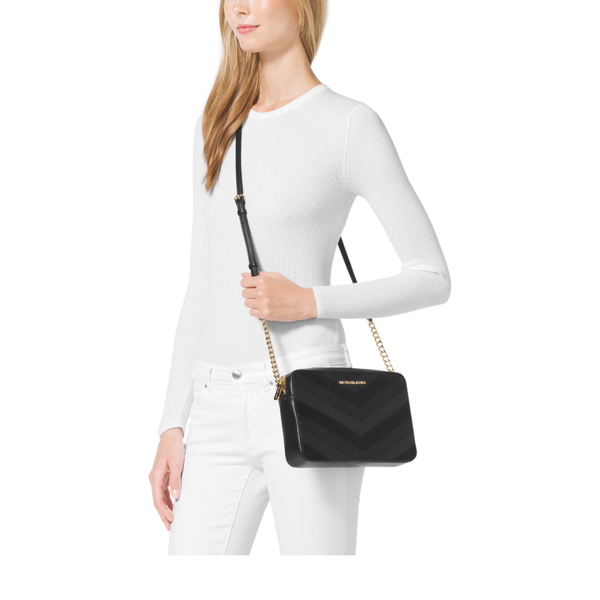 michael kors jet set travel lg crossbody