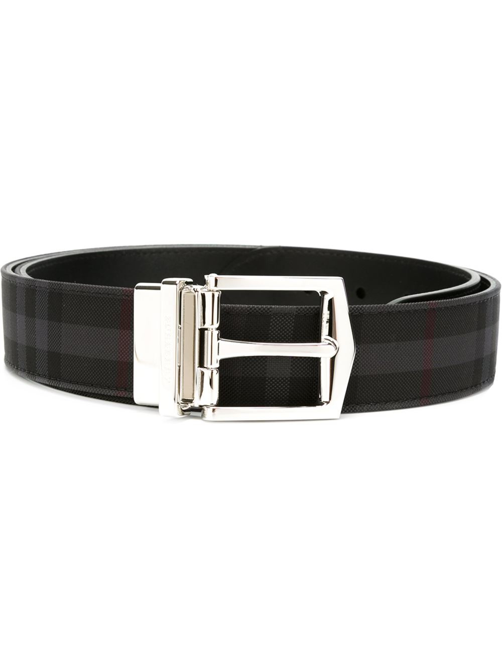 Burberry Horseferry Check Belt in Black for Men (GREY) Lyst