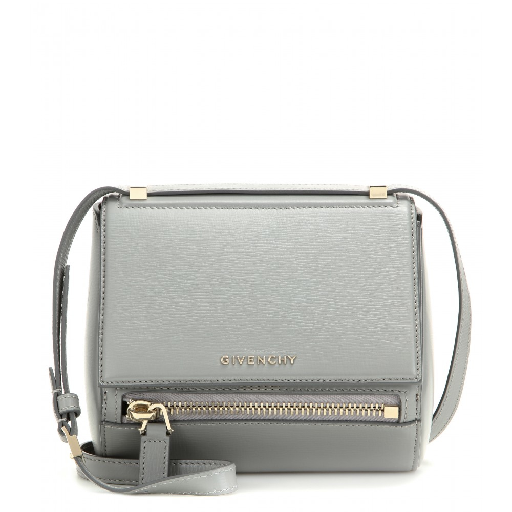 Givenchy Pandora Box Mini Shoulder Bag in Gray | Lyst