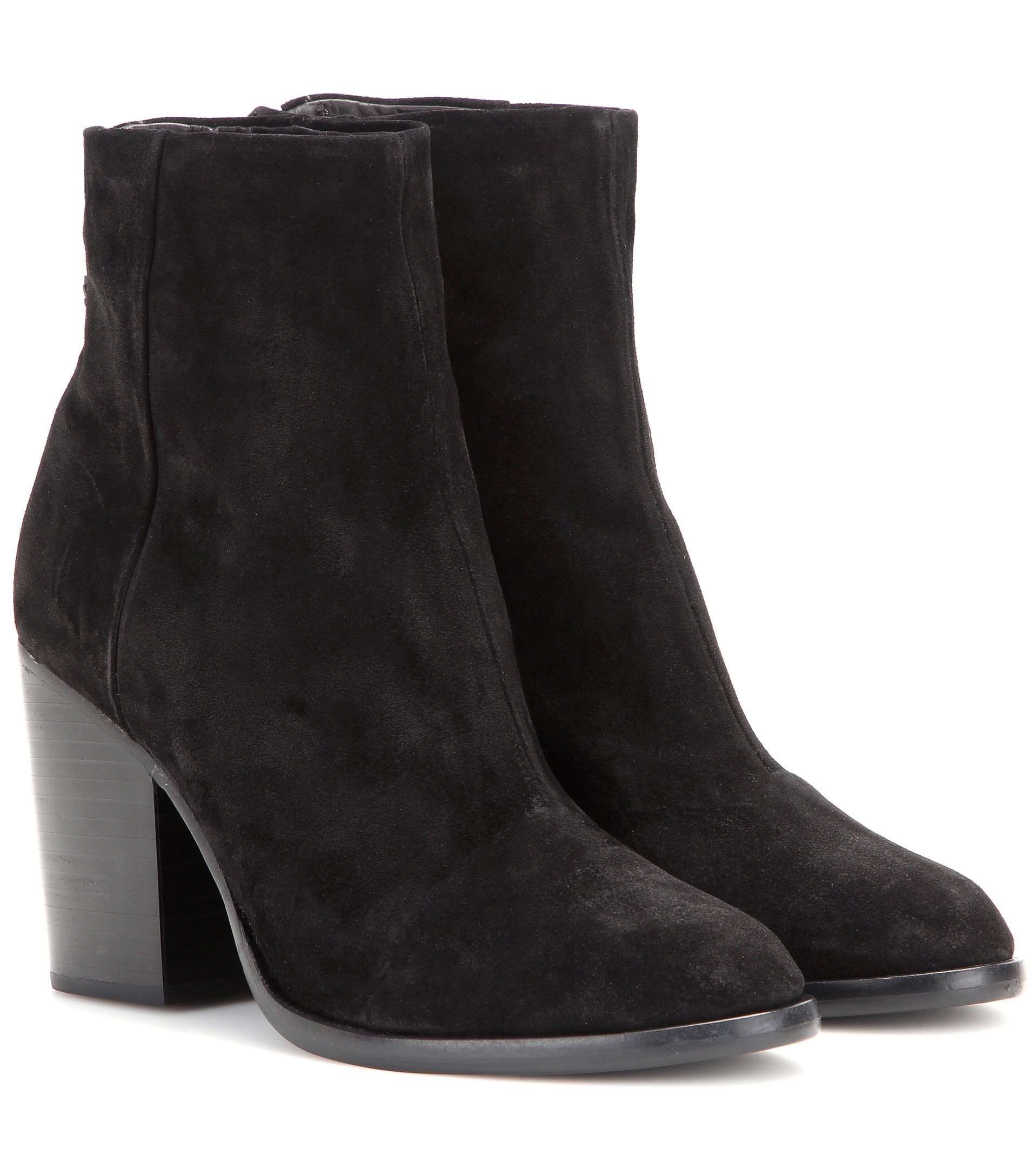 Rag & Bone Ashby Suede Ankle Boots in Black Suede (Black) - Lyst