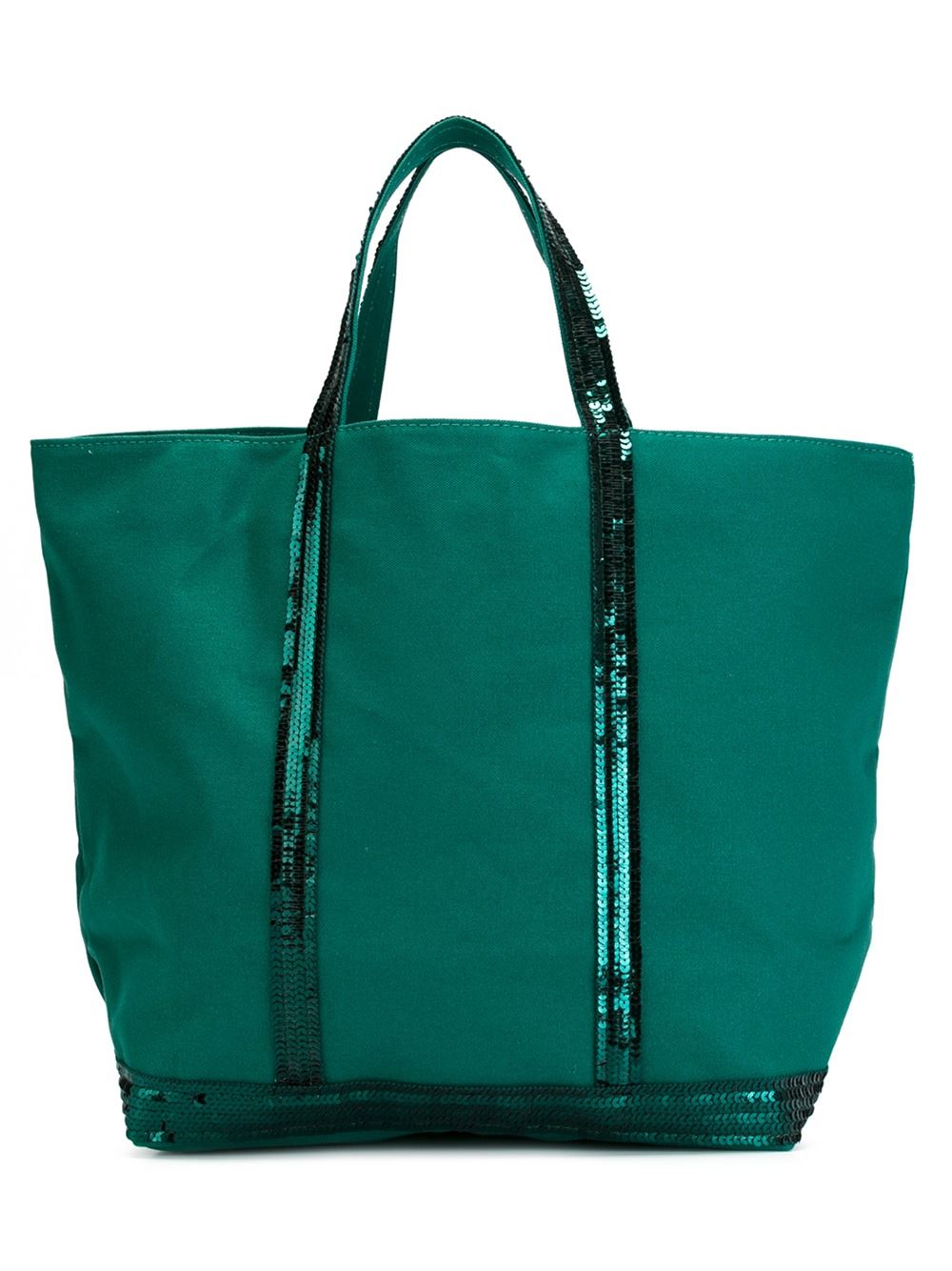 Vanessa bruno Large Sequin Tote Bag in Green | Lyst