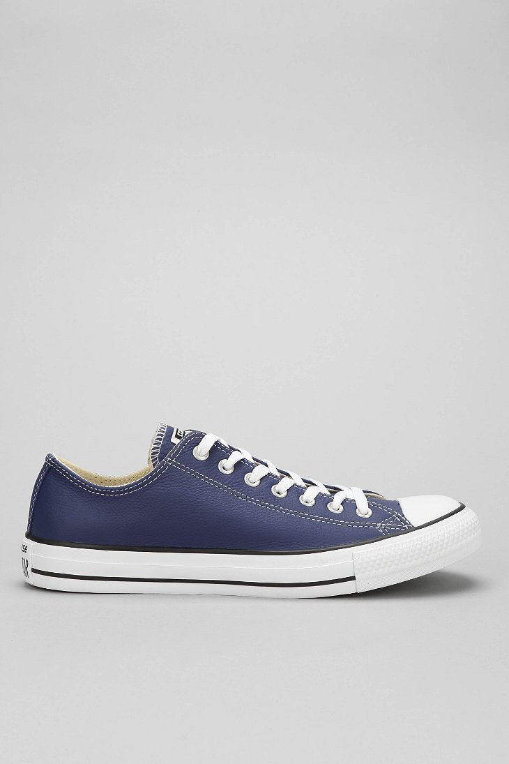 Converse Chuck Taylor All Star Leather Low-Top Men'S Sneaker in Blue for  Men | Lyst