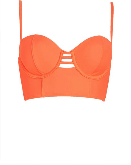 forever 21 orange bikini
