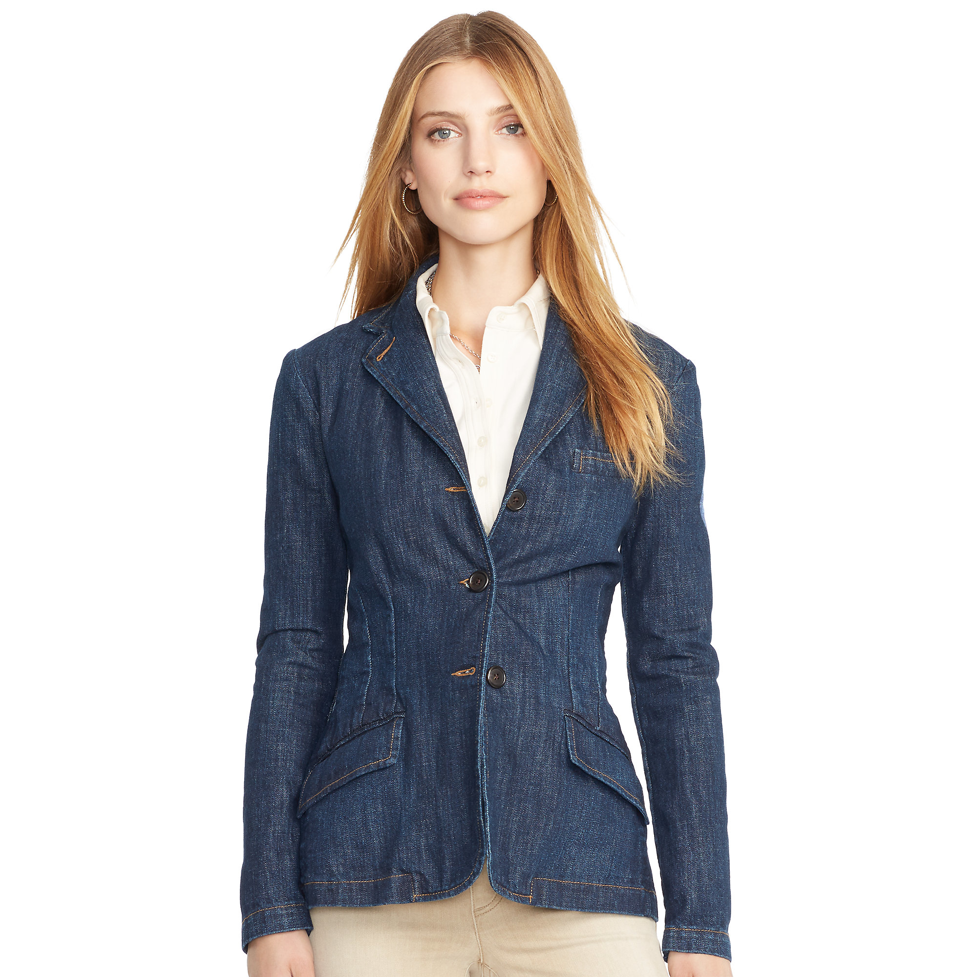 ralph lauren denim suit