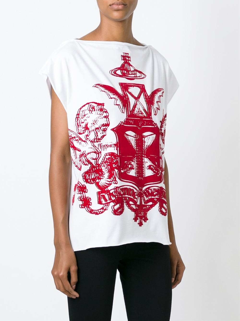 vivienne westwood v neck t shirt