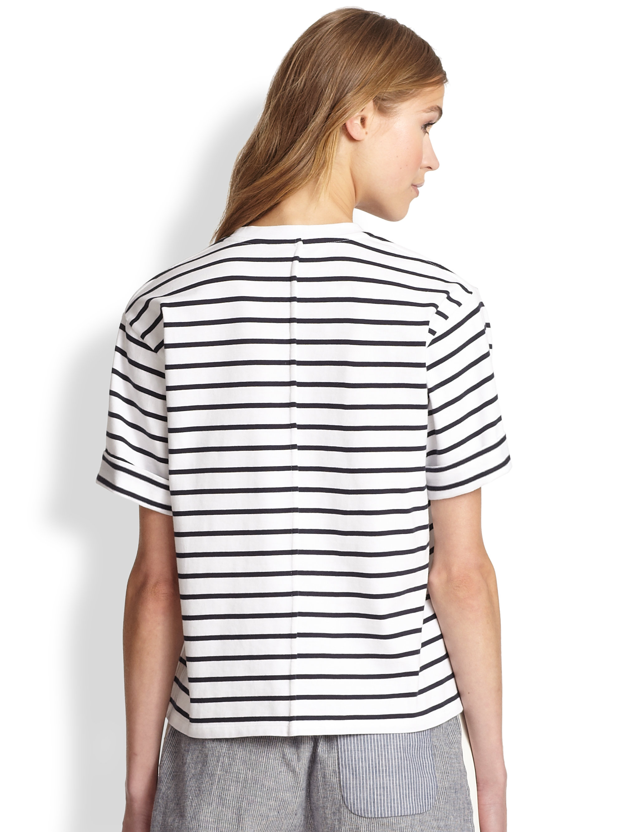 rag and bone striped tee