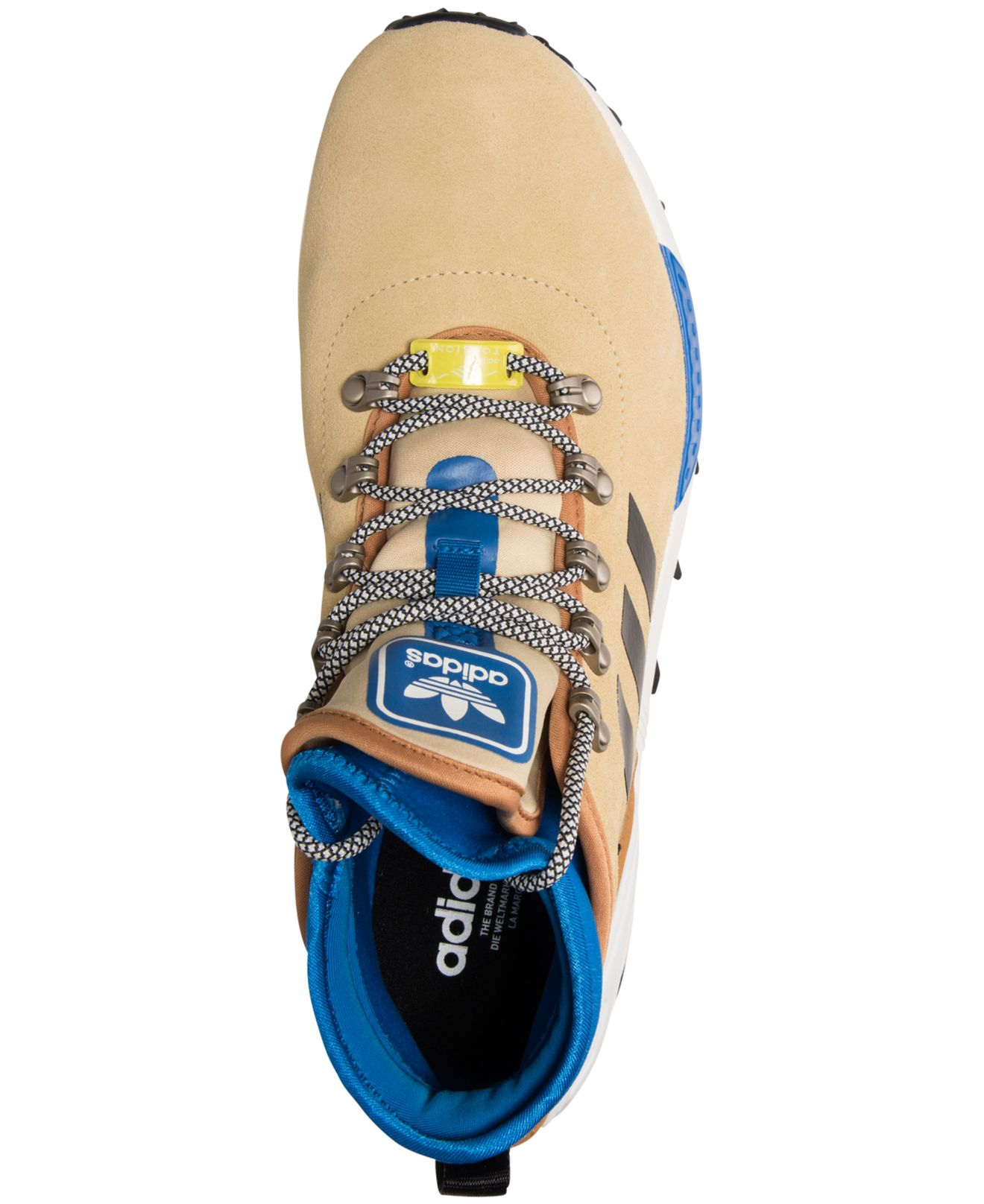 Adidas Men S Originals Zx Flux Winter Sneakerboots From Finish Line In Natural For Men Lyst