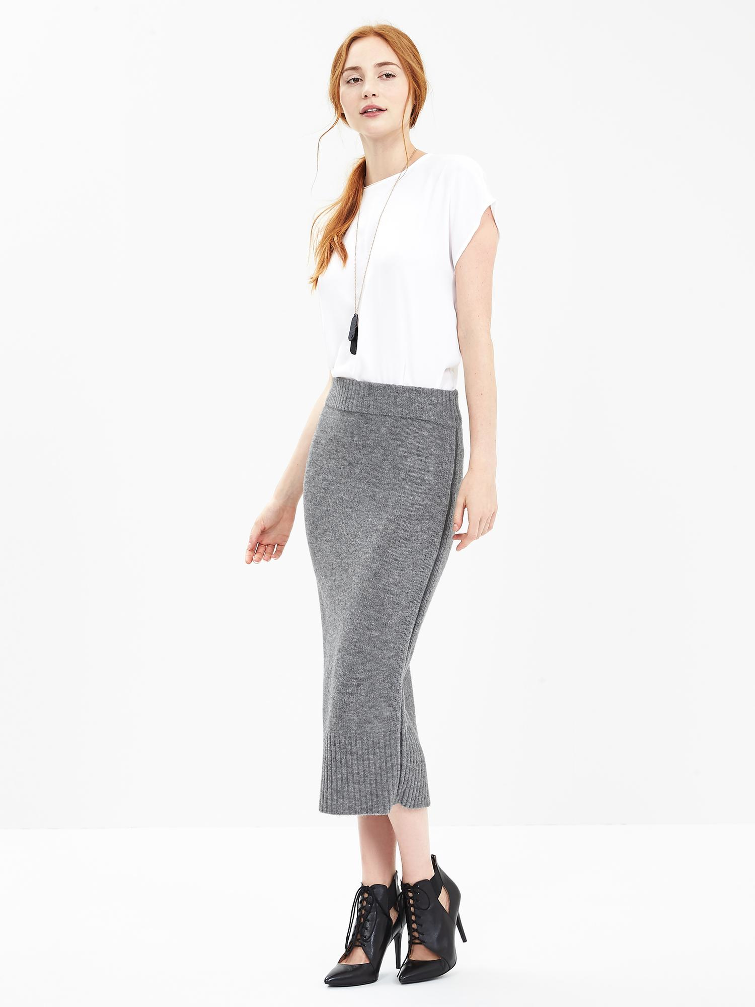 maxi sweater skirts