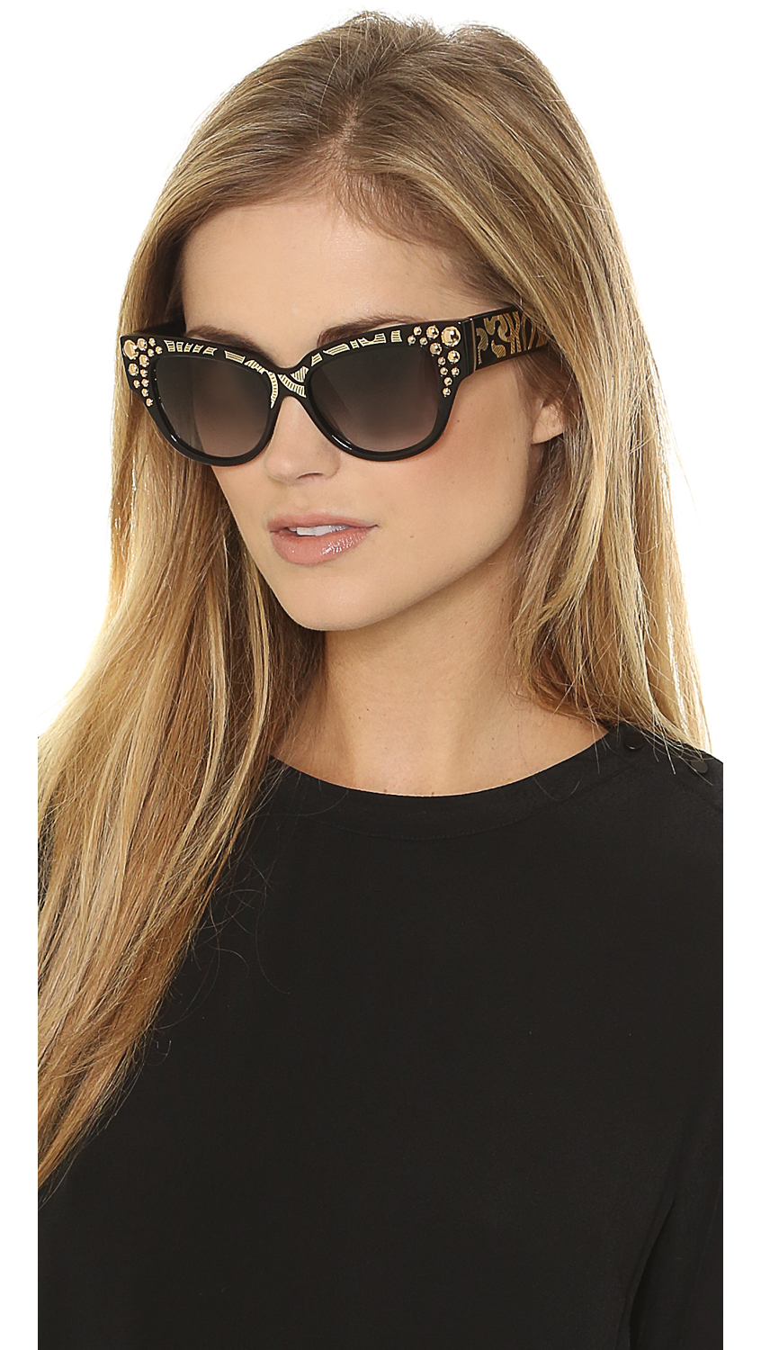 Anna Karin Karlsson Mademoiselle D'Or Sunglasses - Emerald/Gold in ...