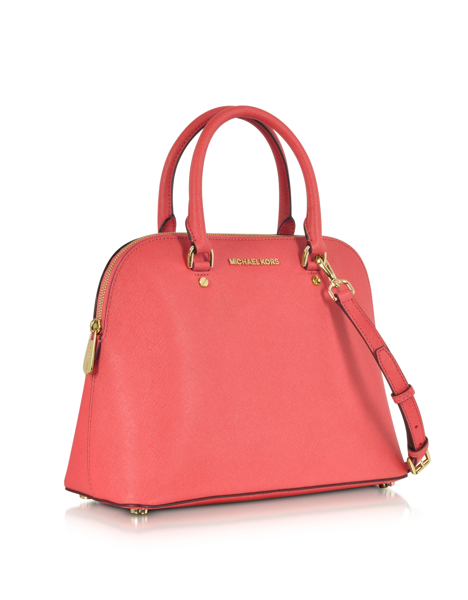 Michael Michael Kors Cindy Large Dome Crossbody Bag Pink IUCN Water