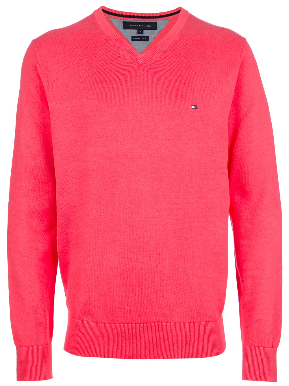 pink tommy hilfiger jumper mens