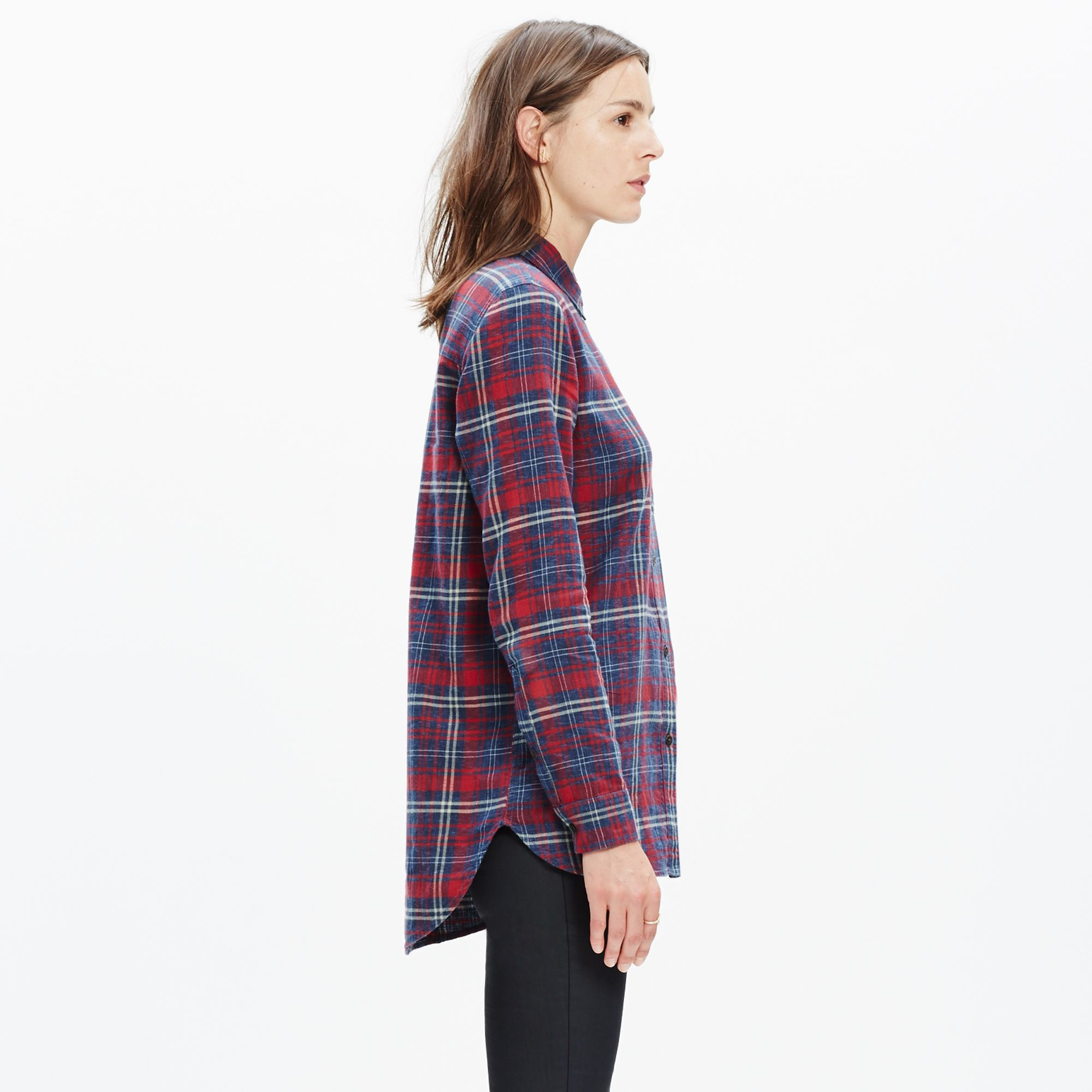 Madewell Flannel Ex-boyfriend Shirt In 