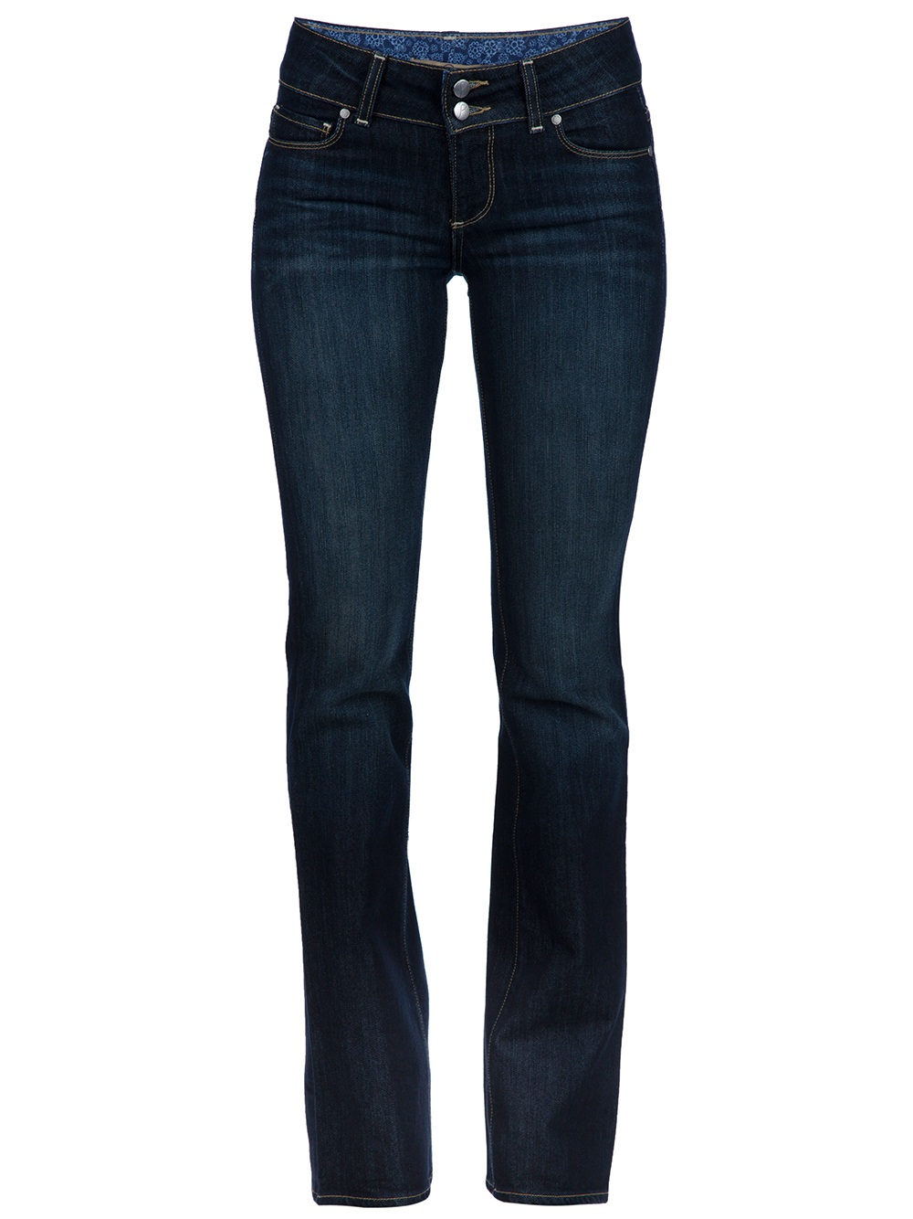 Paige Hidden Hills Bootcut Jean in Blue