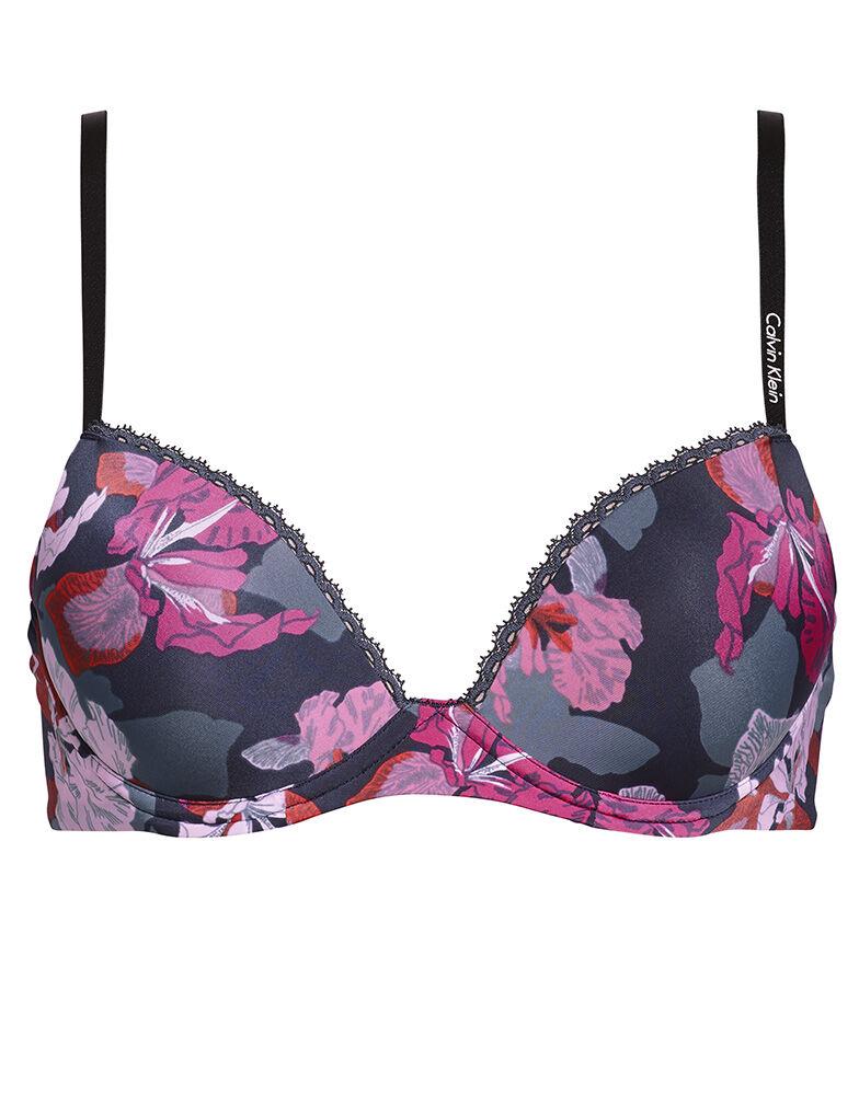 Calvin Klein Synthetic Seductive Comfort Push Up Bra Lyst