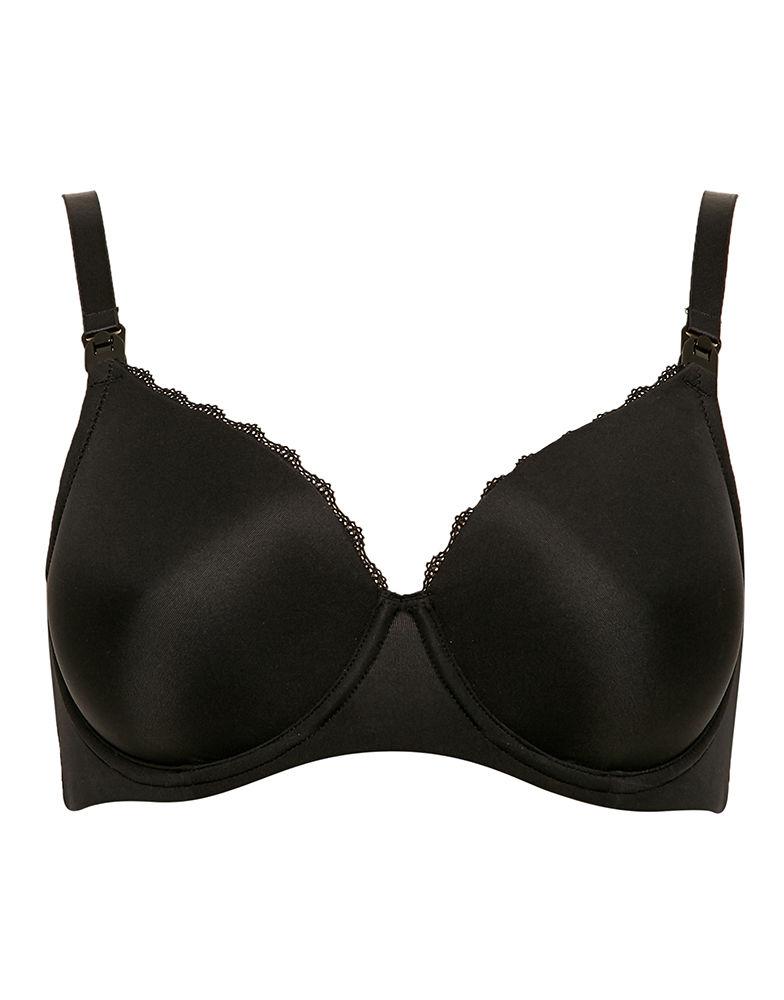 Figleaves Synthetic Flexi Wire Moulded Nursing Bra C-h Cup in Black - Lyst