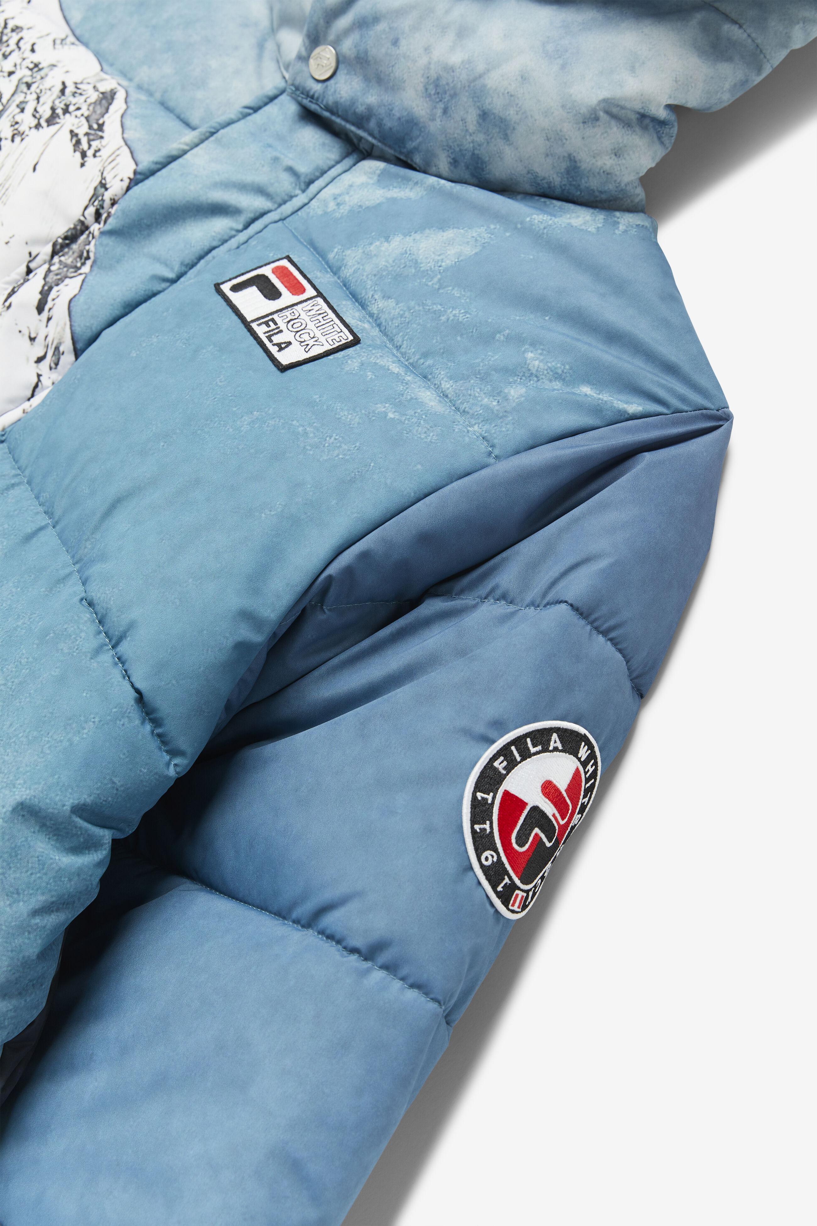 Fila Synthetic Blanc Puffer Jacket in 