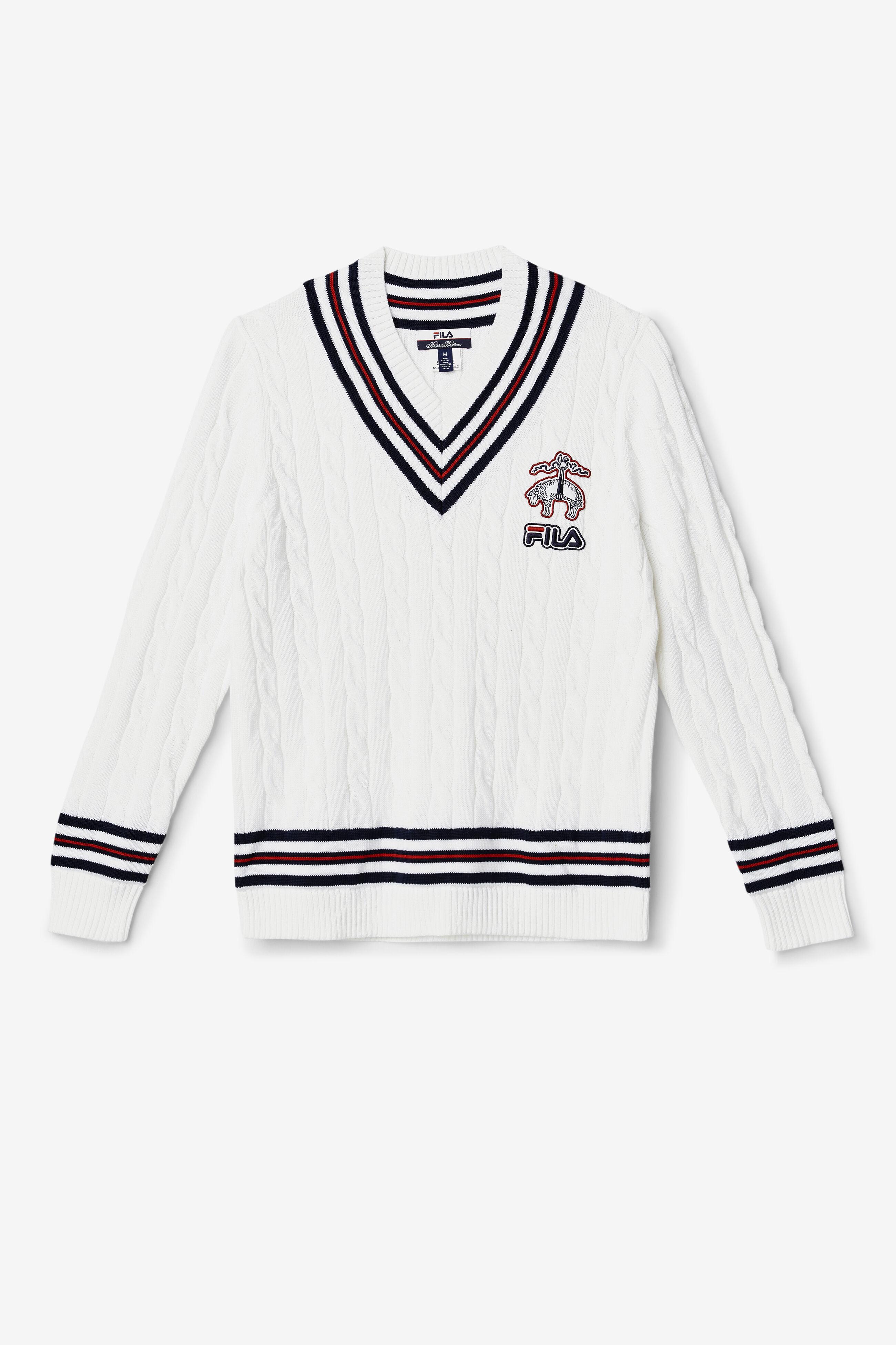 Fila Brooks Brothers X Lawn Tennis Sweater in White | Lyst