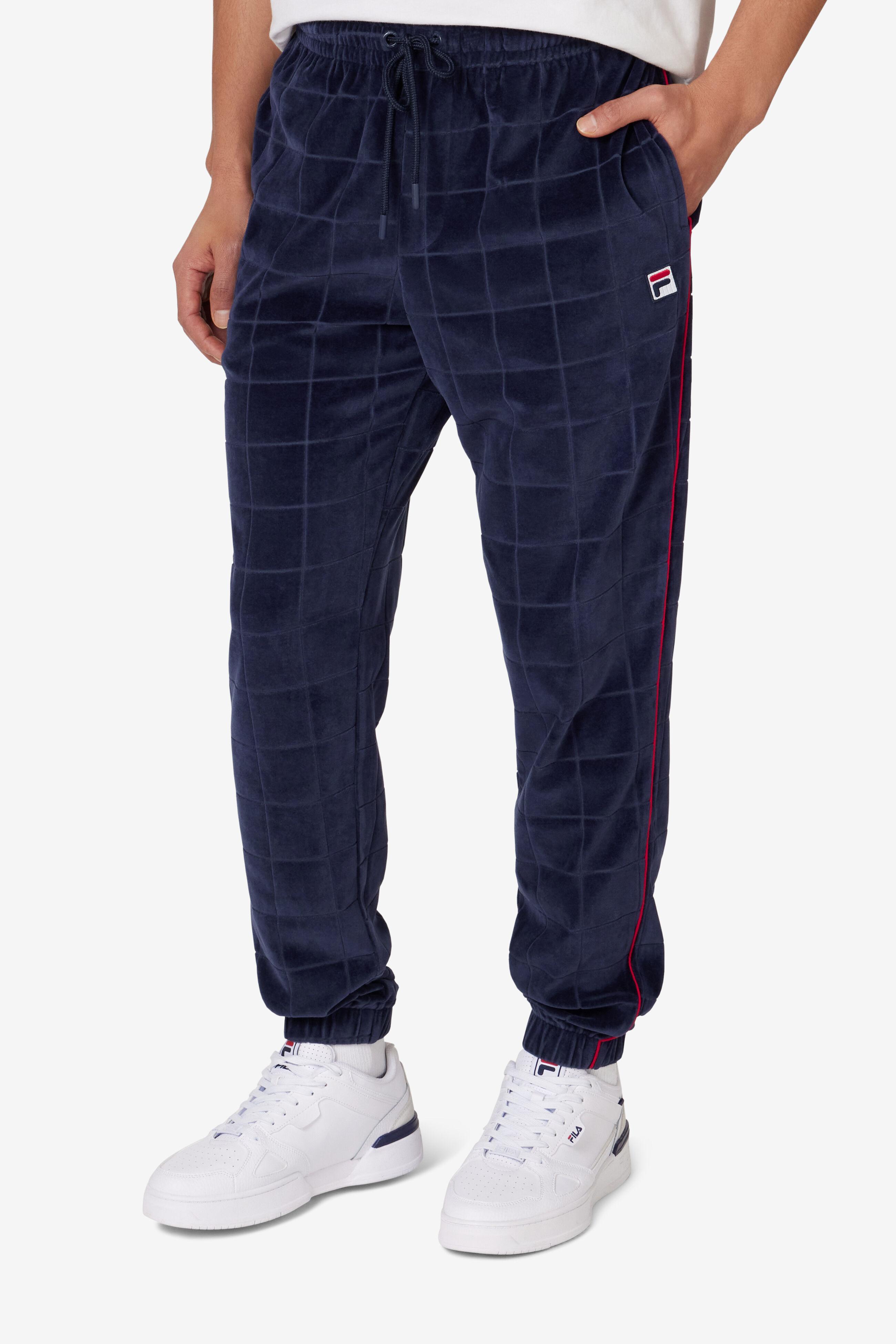 Fila velour pants mens best sale