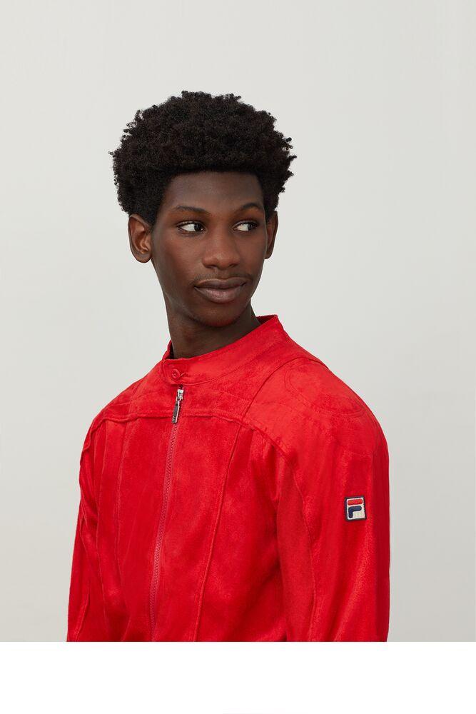 Red fila terrinda jacket sale