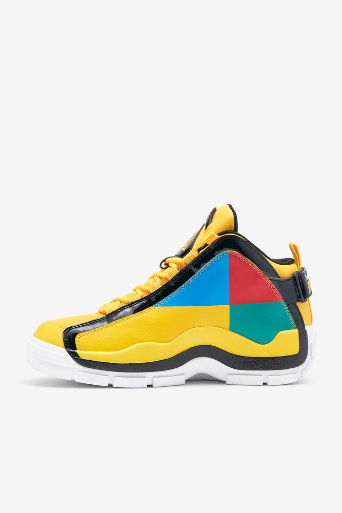 all yellow fila shoes