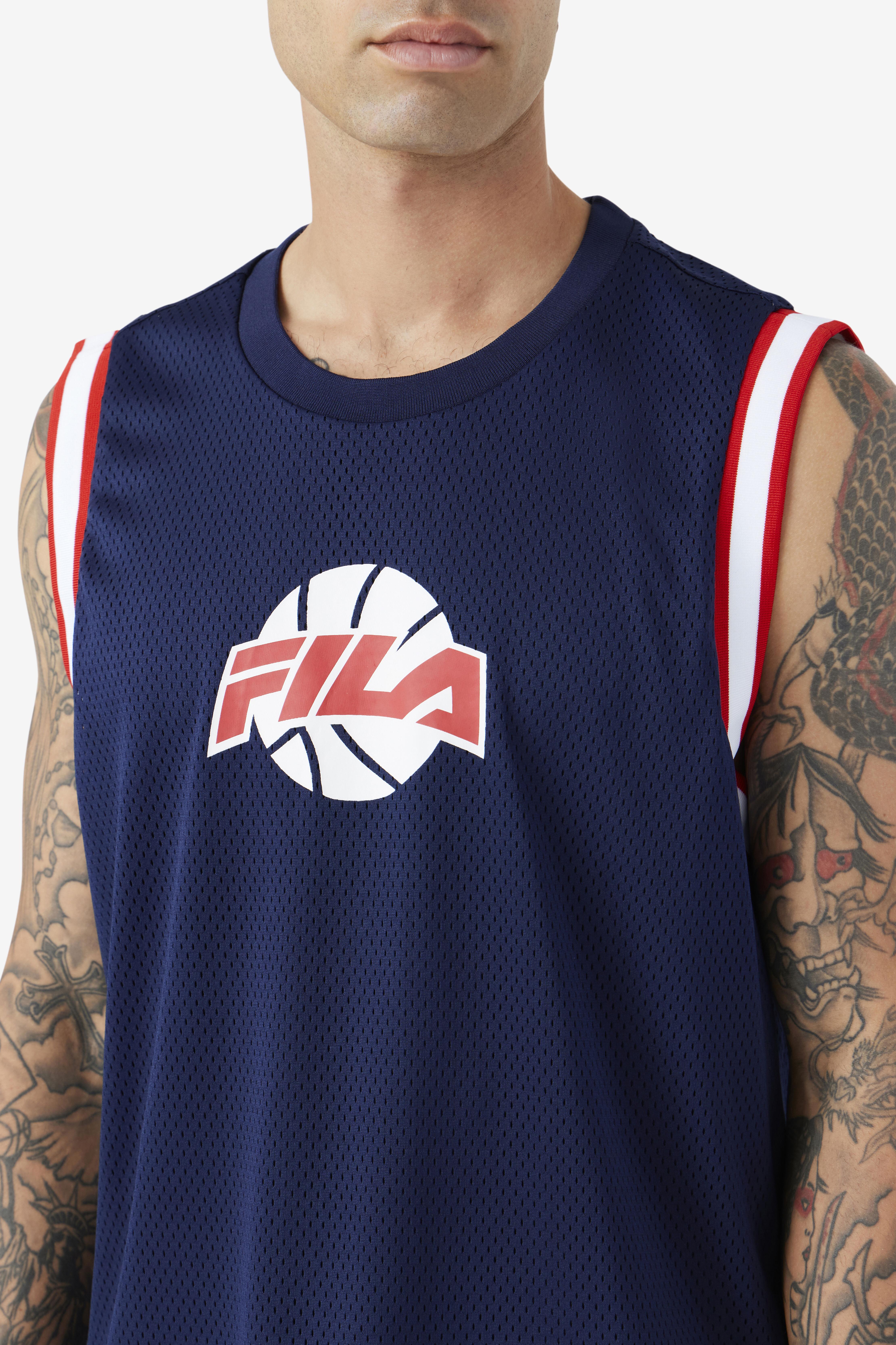 Fila Ovi Basketball Jersey in Blue for Men | Lyst